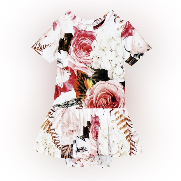 Posh peanut black rose twirl body suit - Picture 1 of 2